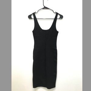Sleeveless mini bodycon ponti dress